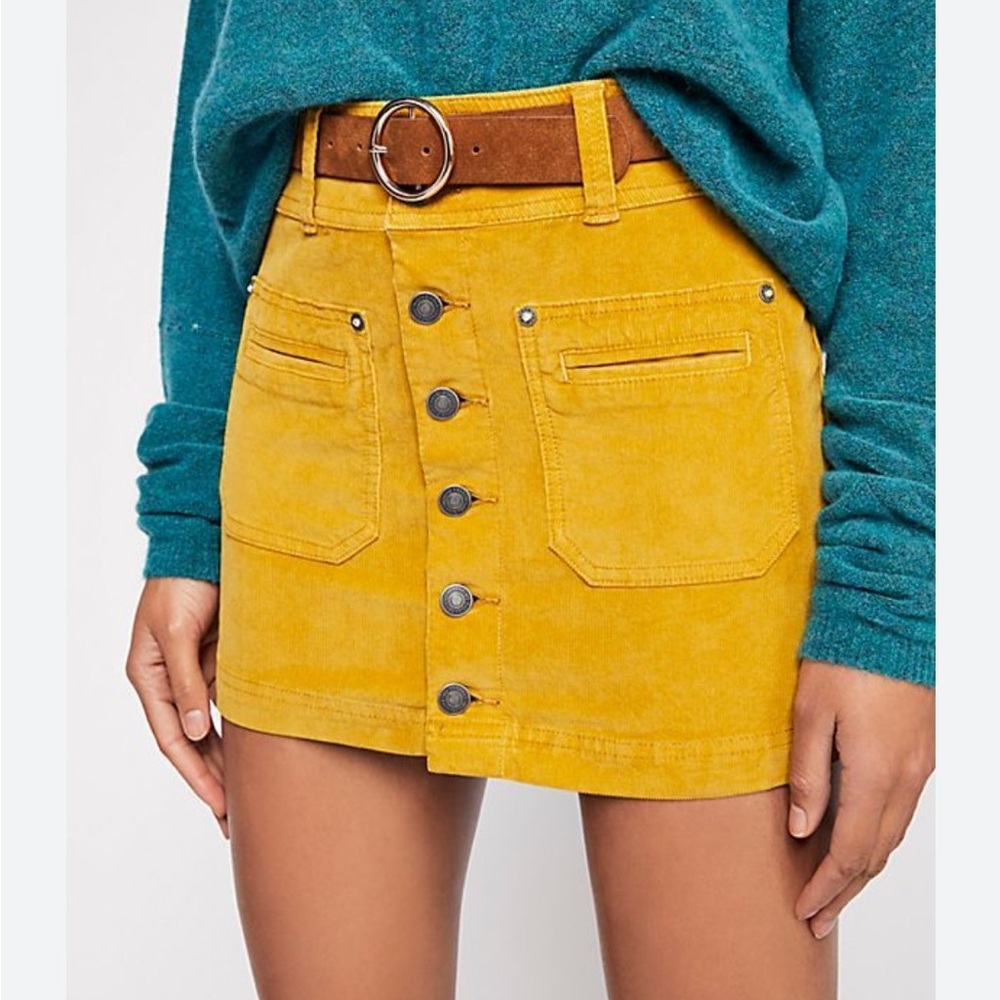 We The Free Corduroy Mini Skirt